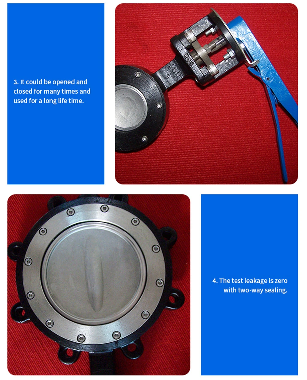 High Performance Forced Seal ODM Butterfly Valve