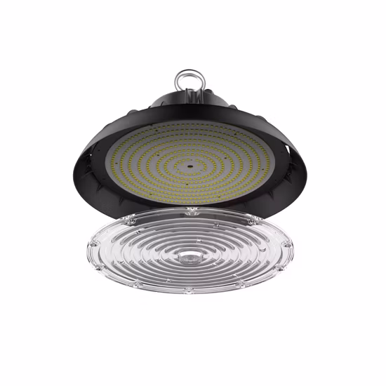 100 W/150 W/200 W/240 W/300 W Armazém LED Iluminação industrial UFO LED Luz de alta baía